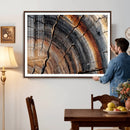Abstract Tree Ring Wall Art Print – Natural Rustic Wood by MyGreatCanvas | Canvas Wall Art Prints | Photo Prints & Wall Decor