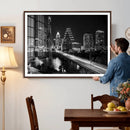 Austin Skyline Wall Art Canvas Print, Austin Downtown Night by MyGreatCanvas | Canvas Wall Art Prints | Photo Prints & Wall Decor