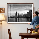 Chicago Wall Art Canvas Print, Chicago City Downtown Night by MyGreatCanvas | Canvas Wall Art Prints | Photo Prints & Wall Decor