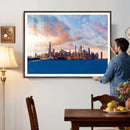 Chicago Wall Art Canvas Print - Chicago City Downtown Night by MyGreatCanvas | Canvas Wall Art Prints | Photo Prints & Wall Decor