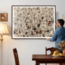 Abstract Longhorn Wall Art Canvas Print - Farm Animal by MyGreatCanvas | Canvas Wall Art Prints | Photo Prints & Wall Decor