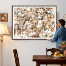 Farmhouse Bighorn Sheep Wall Art Canvas Print - Abstract by MyGreatCanvas | Canvas Wall Art Prints | Photo Prints & Wall Decor