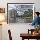 Yosemite Valley River Wall Art Canvas Print, Granite Cliffs by MyGreatCanvas | Canvas Wall Art Prints | Photo Prints & Wall Decor
