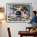 Graffiti Dog Wall Art Decor for Teen Bedroom - Abstract by MyGreatCanvas | Canvas Wall Art Prints | Photo Prints & Wall Decor