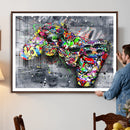 Graffiti Gaming Canvas Wall Art For Bedroom - Gaming Wall by MyGreatCanvas | Canvas Wall Art Prints | Photo Prints & Wall Decor