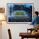 Detroit Lions Stadium Wall Art Canvas Print, Football Field by MyGreatCanvas | Canvas Wall Art Prints | Photo Prints & Wall Decor