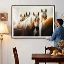 Wild Horse Herd Wall Art Canvas Print, Natural Horse by MyGreatCanvas | Canvas Wall Art Prints | Photo Prints & Wall Decor