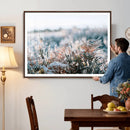 Frosted Fern Wall Art Canvas Print, Soft Winter Botanical by MyGreatCanvas | Canvas Wall Art Prints | Photo Prints & Wall Decor