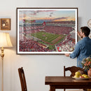 Donald W. Reynolds Razorback Stadium Wall Art Canvas Print – by MyGreatCanvas | Canvas Wall Art Prints | Photo Prints & Wall Decor