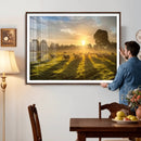 Sheep Wall Art Canvas Print – Rural Farm Animal Artwork by MyGreatCanvas | Canvas Wall Art Prints | Photo Prints & Wall Decor