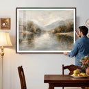 Abstract Landscape Wall Art Canvas Print, Modern Lake by MyGreatCanvas | Canvas Wall Art Prints | Photo Prints & Wall Decor
