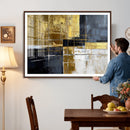 Gold Navy Abstract Wall Art Canvas Print, Modern Luxury by MyGreatCanvas | Canvas Wall Art Prints | Photo Prints & Wall Decor