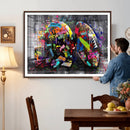 Graffiti American Football Helmet Street Art Wall Art Canvas by MyGreatCanvas | Canvas Wall Art Prints | Photo Prints & Wall Decor
