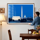 Washington DC Skyline Wall Art Canvas Print – Lincoln by MyGreatCanvas | Canvas Wall Art Prints | Photo Prints & Wall Decor