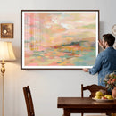 Abstract Pastel Landscape Wall Art Canvas Print – Soft Pink by MyGreatCanvas | Canvas Wall Art Prints | Photo Prints & Wall Decor