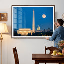 Washington DC Skyline Wall Art Canvas Print – Lincoln by MyGreatCanvas | Canvas Wall Art Prints | Photo Prints & Wall Decor