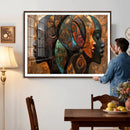 Abstract Afro American Women Wall Art Canvas Print by MyGreatCanvas | Canvas Wall Art Prints | Photo Prints & Wall Decor