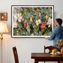 Vintage Birds and Flowers Wide Wall Art: Extra Large by MyGreatCanvas | Canvas Wall Art Prints | Photo Prints & Wall Decor