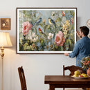 Vintage Birds and Flowers Wall Art Canvas Print, Botanical by MyGreatCanvas | Canvas Wall Art Prints | Photo Prints & Wall Decor