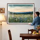 Wildflower Meadow Oil Painting Canvas — Daisy Lavender by MyGreatCanvas | Canvas Wall Art Prints | Photo Prints & Wall Decor
