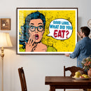 Pop Art Print Bathroom Sign Wall Art Canvas Print — Funny by MyGreatCanvas | Canvas Wall Art Prints | Photo Prints & Wall Decor