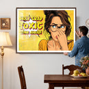 Pop Art Print Bathroom Sign Wall Art Canvas Print — Funny by MyGreatCanvas | Canvas Wall Art Prints | Photo Prints & Wall Decor
