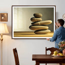 Zen Stone Wall Art Canvas Print, Balanced Rock Stack Framed by MyGreatCanvas | Canvas Wall Art Prints | Photo Prints & Wall Decor