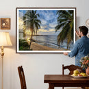 Puerto Rico Beach Paradise Wall Art – Tropical Coastal Print by MyGreatCanvas | Canvas Wall Art Prints | Photo Prints & Wall Decor