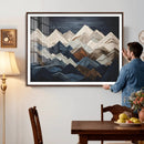 Wood Mountain Wall Art | Mountain Canvas Print Wood Decor | by MyGreatCanvas | Canvas Wall Art Prints | Photo Prints & Wall Decor