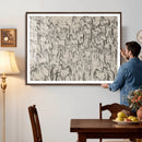 Abstract Horse Sketch Wall Art | Ready to Hang and Framed |