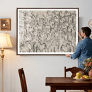 Abstract Horse Sketch Wall Art | Ready to Hang and Framed |