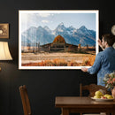 Vintage Old Barn Field Wall Art Canvas Print for Farmhouse by MyGreatCanvas | Canvas Wall Art Prints | Photo Prints & Wall Decor