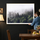 Misty Forest Canvas Wall Art – Serene Triptych Nature Print by MyGreatCanvas | Canvas Wall Art Prints | Photo Prints & Wall Decor