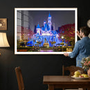 Disney Castle Wall Art Canvas Print – Magical Fairytale