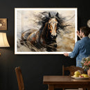 Abstract Horse Wall Art Canvas Print – Large Western