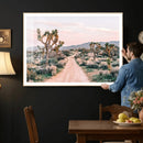 Joshua Tree Park Wall Art Canvas Print – Framed Desert Road by MyGreatCanvas | Canvas Wall Art Prints | Photo Prints & Wall Decor