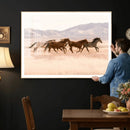 Wild Horse Wall Art Canvas Print – Framed Rustic Western Art by MyGreatCanvas | Canvas Wall Art Prints | Photo Prints & Wall Decor