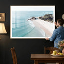 Aerial Beach Wall Art Canvas Print, Coastal Ocean Waves and by MyGreatCanvas | Canvas Wall Art Prints | Photo Prints & Wall Decor