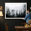Foggy Forest Wall Art Canvas Print – Mountain Woodland by MyGreatCanvas | Canvas Wall Art Prints | Photo Prints & Wall Decor