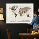 World Map Wall Art Print by MyGreatCanvas | Canvas Wall Art Prints | Photo Prints & Wall Decor