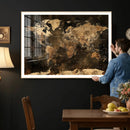 World Map Canvas Print, Modern Decorative Framed Map Artwork by MyGreatCanvas | Canvas Wall Art Prints | Photo Prints & Wall Decor