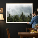 Misty Mountain Forest Wall Art Canvas Print by MyGreatCanvas | Canvas Wall Art Prints | Photo Prints & Wall Decor