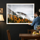 Autumn Forest Wall Art Canvas Print, Foggy Mountain by MyGreatCanvas | Canvas Wall Art Prints | Photo Prints & Wall Decor