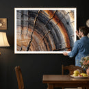 Abstract Tree Ring Wall Art Print – Natural Rustic Wood by MyGreatCanvas | Canvas Wall Art Prints | Photo Prints & Wall Decor