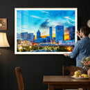 Atlanta Skyline Wall Art Canvas Print, Atlanta Downtown by MyGreatCanvas | Canvas Wall Art Prints | Photo Prints & Wall Decor