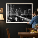 Austin Skyline Wall Art Canvas Print, Austin Downtown Night by MyGreatCanvas | Canvas Wall Art Prints | Photo Prints & Wall Decor