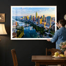 Austin Skyline Wall Art Canvas Print, Austin Downtown Night by MyGreatCanvas | Canvas Wall Art Prints | Photo Prints & Wall Decor