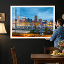 Baltimore Skyline Wall Art Canvas Print, Baltimore Downtown by MyGreatCanvas | Canvas Wall Art Prints | Photo Prints & Wall Decor