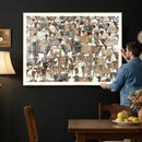 Abstract Longhorn Wall Art Canvas Print - Cow Animal Drawing by MyGreatCanvas | Canvas Wall Art Prints | Photo Prints & Wall Decor