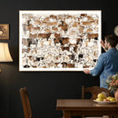 Large Longhorn Wall Art Canvas Print - Abstract Cow Animal by MyGreatCanvas | Canvas Wall Art Prints | Photo Prints & Wall Decor